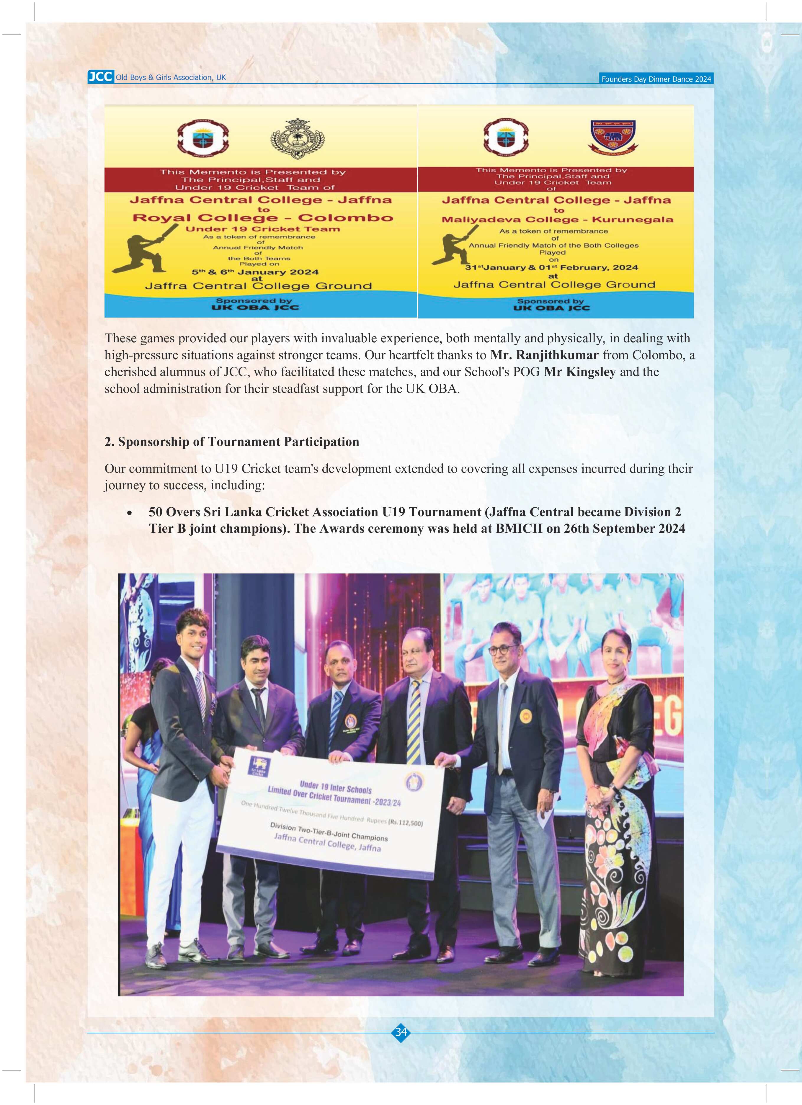 JCC OBA UK Newsletter - 2024 Page 23